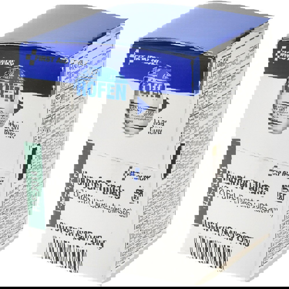 Over the Counter Pain Relief Medication for First Aid Cabinet, 20 Count